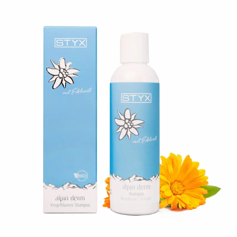 Styx Alpin Derm Marigold Shampoo with edelweiss